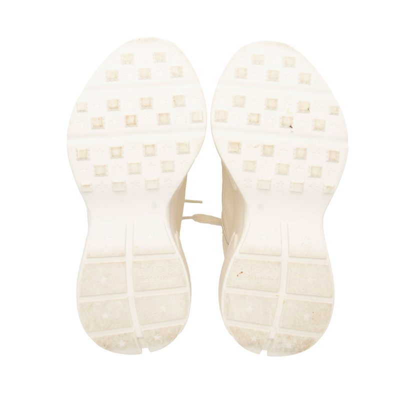 Gucci Leather Logo Rhyton Sneakers - Size 6 / 36 (SHF-5yPELc) - Barde - Image 5