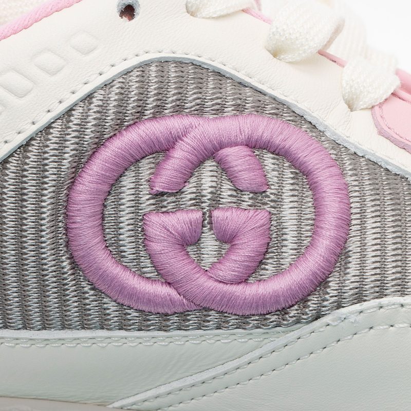 Gucci Leather Mac80 Sneakers - Size 7.5 / 37.5 (SHF-mkhPkt) - Barde - Image 8