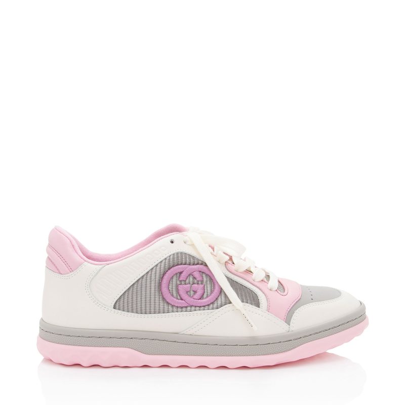 Gucci Leather Mac80 Sneakers - Size 7.5 / 37.5 (SHF-mkhPkt) - Barde