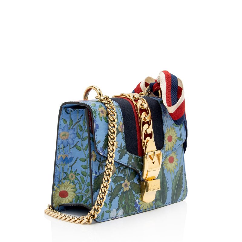 Gucci Leather New Flora Sylvie Mini Chain Bag (SHF-Yl1uiM) - Barde - Image 2