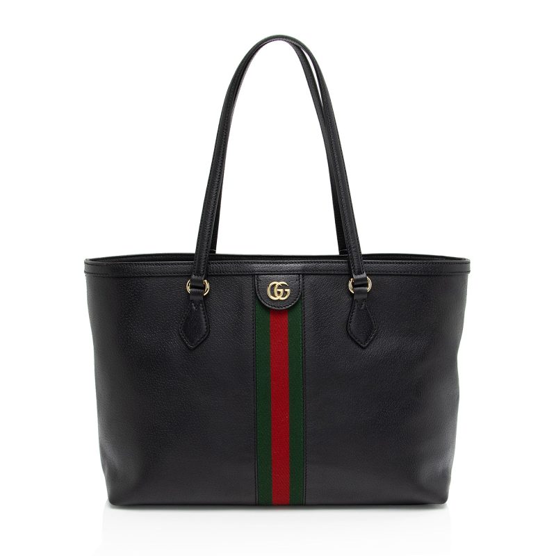Gucci Leather Ophidia Medium Tote (SHF-Rkl1Mv) - Barde