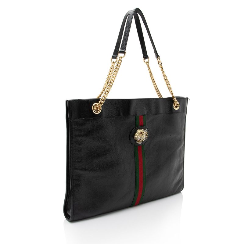 Gucci Leather Rajah Large Tote (SHF-Vvlw5M) - Barde - Image 2