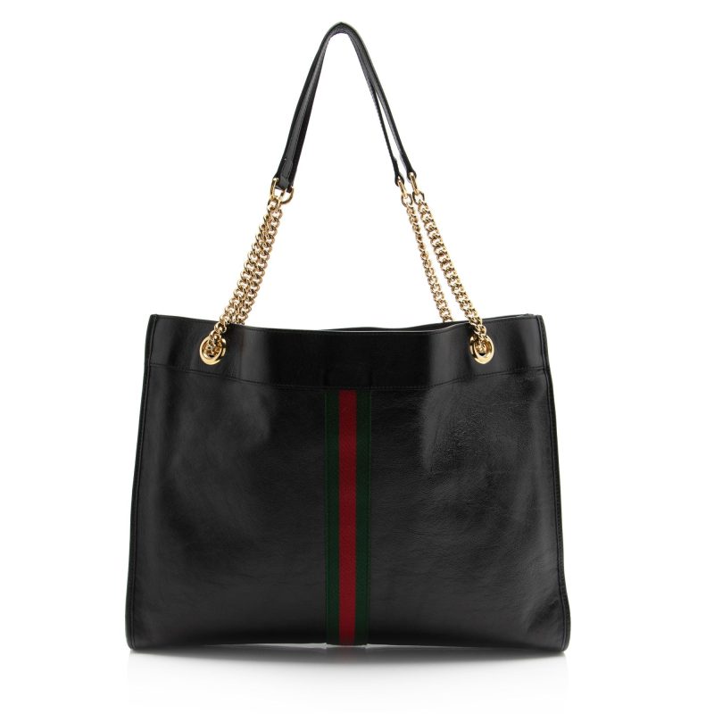 Gucci Leather Rajah Large Tote (SHF-mZ5Dai) - Barde - Image 3