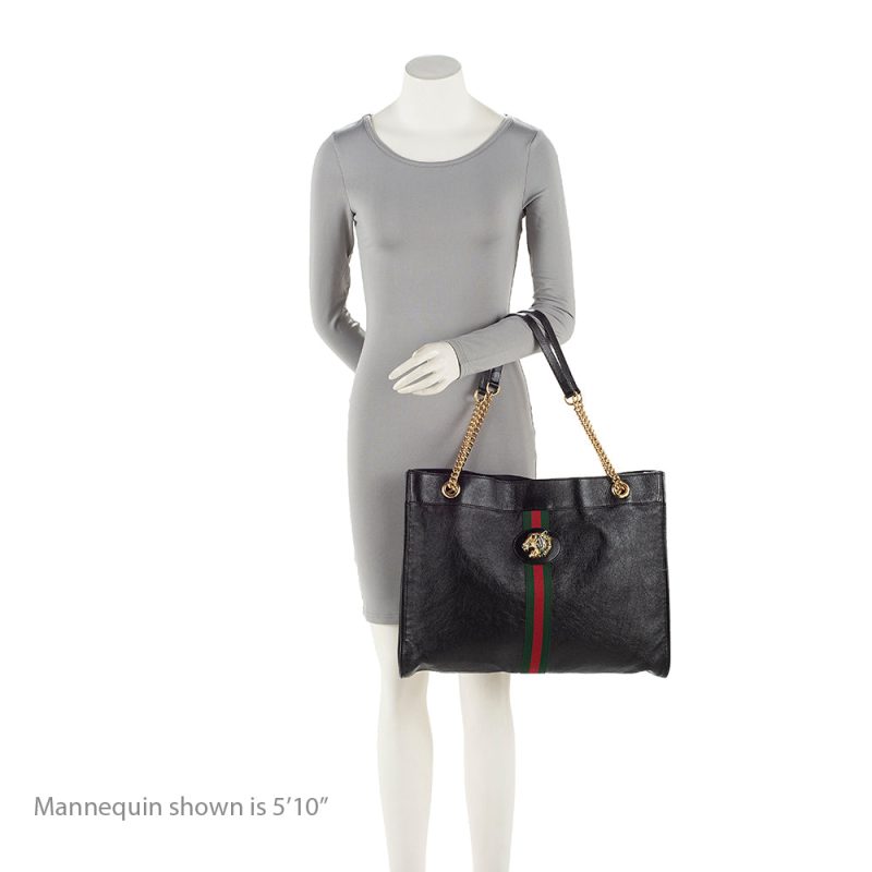 Gucci Leather Rajah Large Tote (SHF-mZ5Dai) - Barde - Image 5
