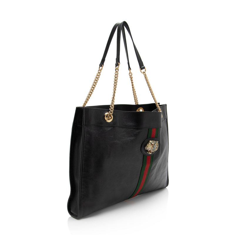 Gucci Leather Rajah Large Tote (SHF-mZ5Dai) - Barde - Image 2
