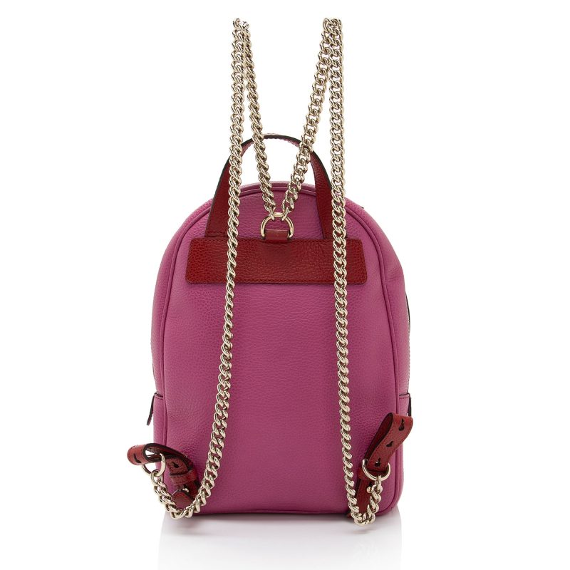 Gucci Leather Soho Chain Backpack (SHF-5uKvn2) - Barde - Image 3