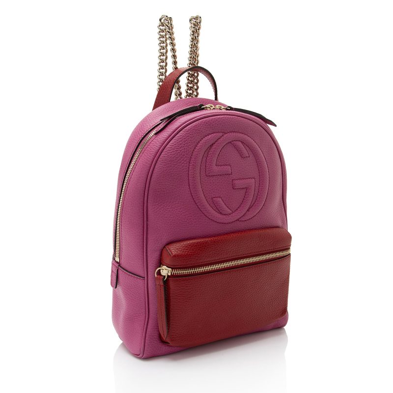 Gucci Leather Soho Chain Backpack (SHF-5uKvn2) - Barde - Image 2