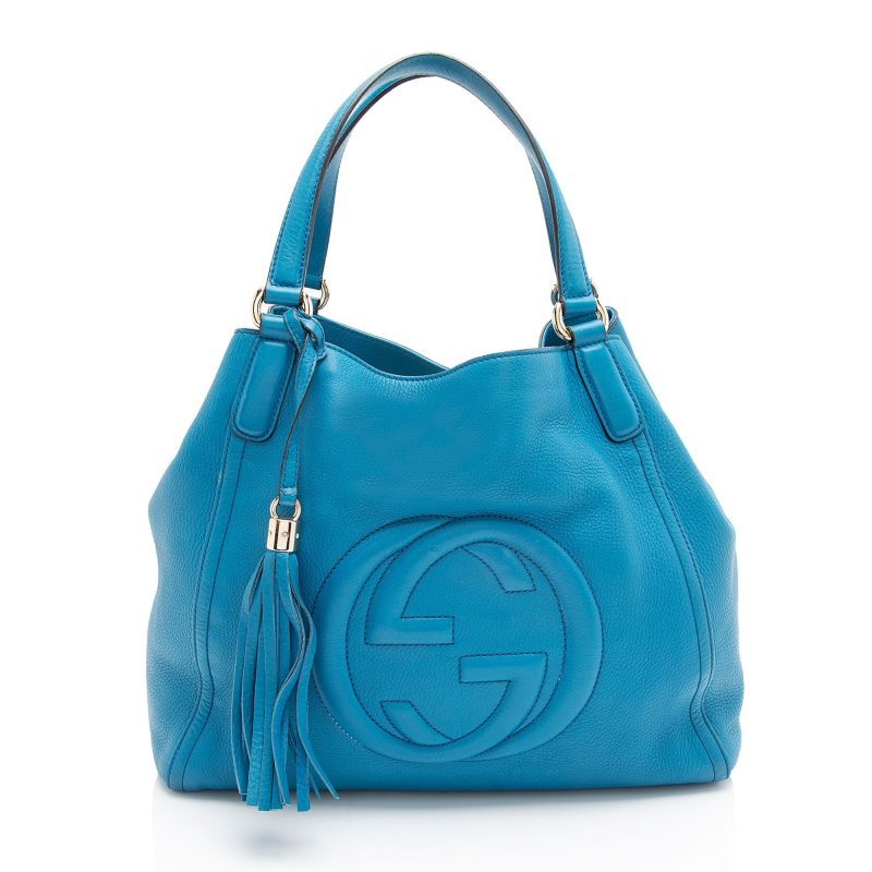 Gucci Leather Soho Medium Tote (SHF-u27fqE) - Barde