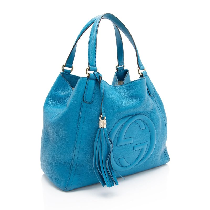 Gucci Leather Soho Medium Tote (SHF-u27fqE) - Barde - Image 2