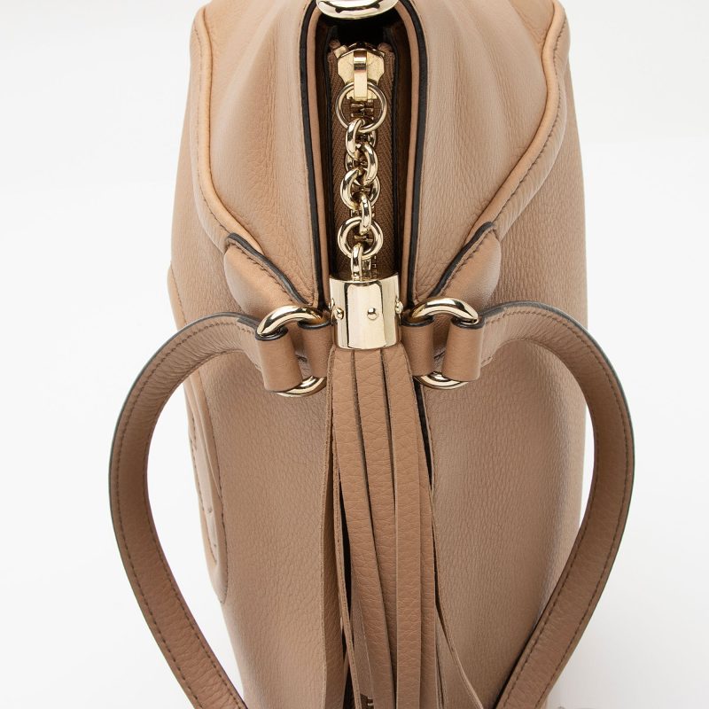Gucci Leather Soho Top Handle Tote (SHF-eGmC43) - Barde - Image 9