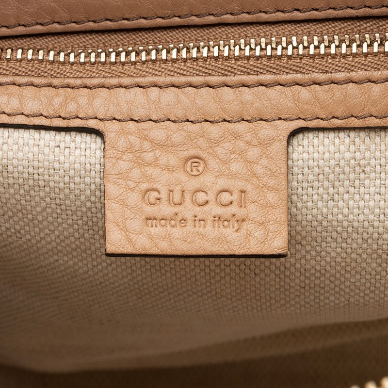 Gucci Leather Soho Top Handle Tote (SHF-eGmC43) - Barde - Image 8
