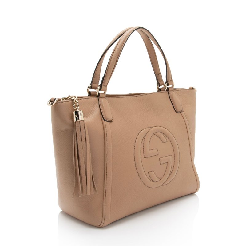 Gucci Leather Soho Top Handle Tote (SHF-eGmC43) - Barde - Image 2