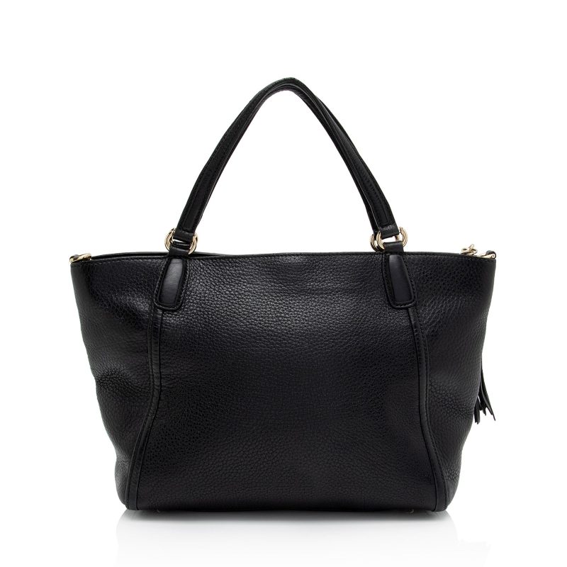 Gucci Leather Soho Top Handle (SHF-LCyvXT) - Barde - Image 3
