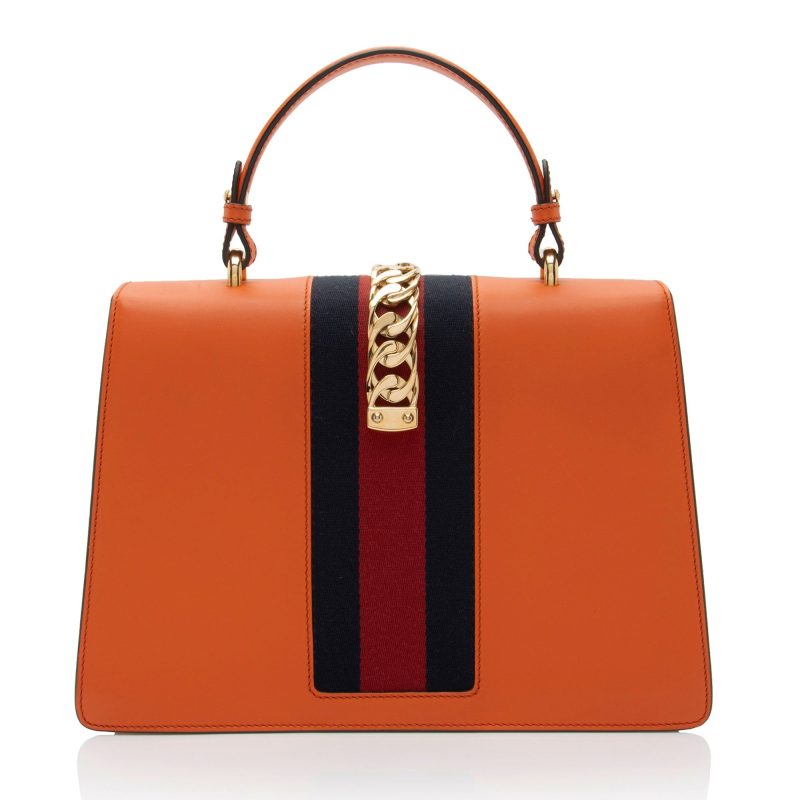 Gucci Leather Sylvie Medium Top Handle (SHF-PUOoAN) - Barde - Image 3