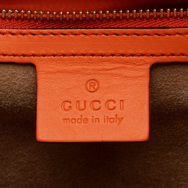 Gucci Leather Sylvie Medium Top Handle (SHF-PUOoAN) - Barde - Image 8