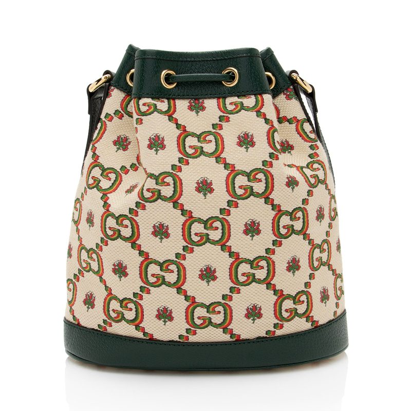 Gucci Limited Edition GG Canvas 100 Bucket Bag (SHF-x2mTZd) - Barde - Image 3