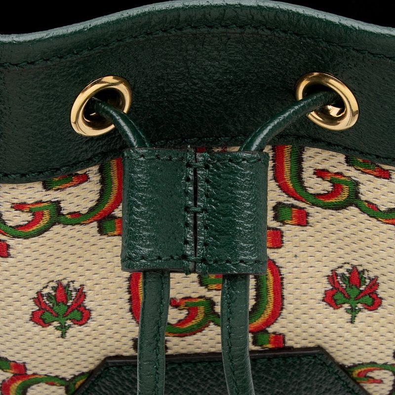 Gucci Limited Edition GG Canvas 100 Bucket Bag (SHF-x2mTZd) - Barde - Image 9
