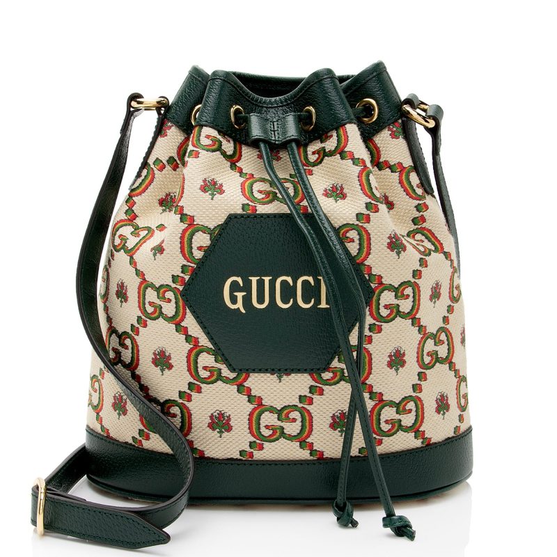 Gucci Limited Edition GG Canvas 100 Bucket Bag (SHF-x2mTZd) - Barde