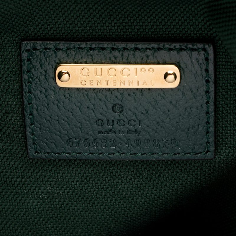 Gucci Limited Edition GG Canvas 100 Bucket Bag (SHF-x2mTZd) - Barde - Image 7