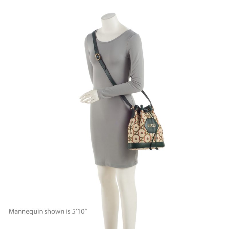 Gucci Limited Edition GG Canvas 100 Bucket Bag (SHF-x2mTZd) - Barde - Image 5