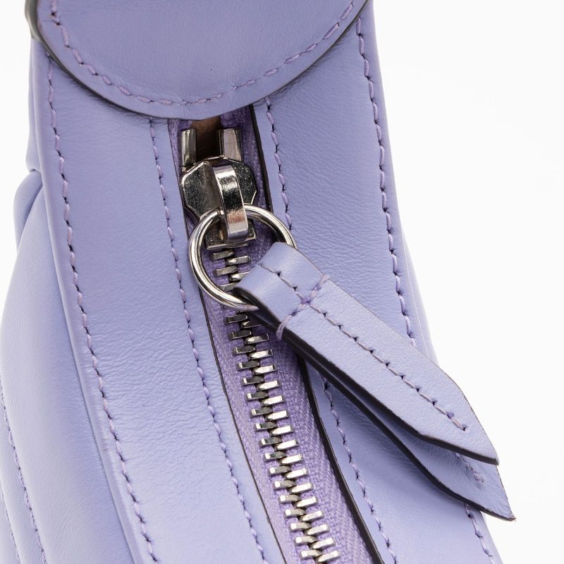 Gucci Matelasse Leather GG Marmont Half Moon Mini Shoulder Bag (SHF-OFIt7E) - Barde - Image 9
