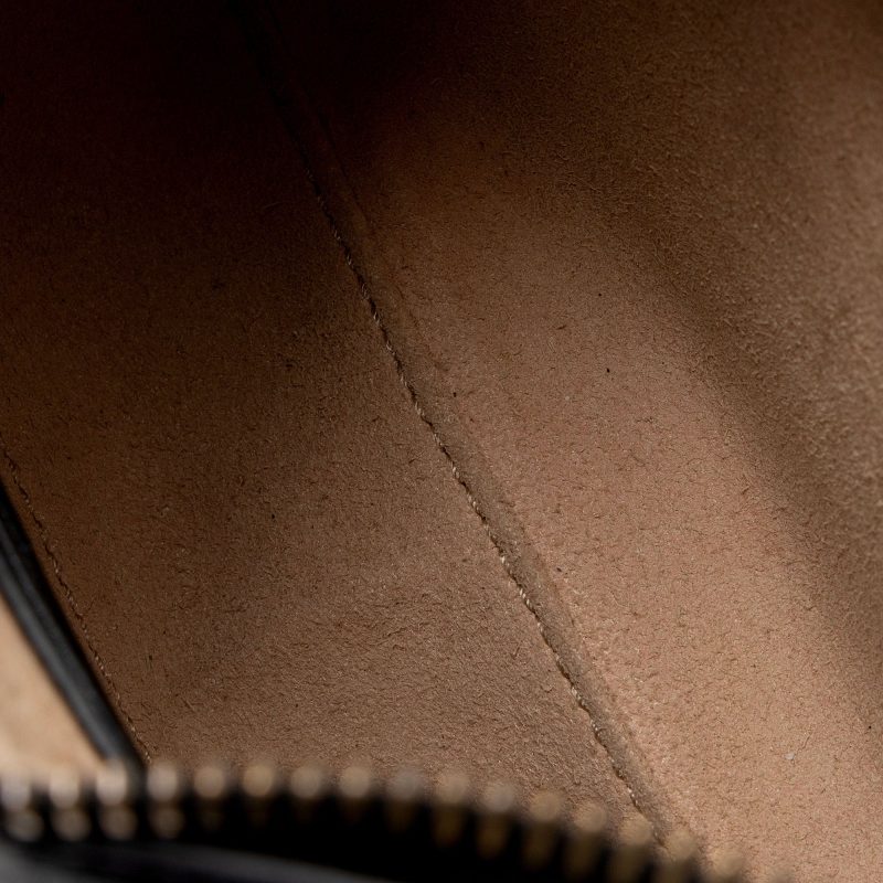 Gucci Matelasse Leather GG Marmont Half Moon Mini Shoulder Bag (SHF-KwqPFJ) - Barde - Image 10