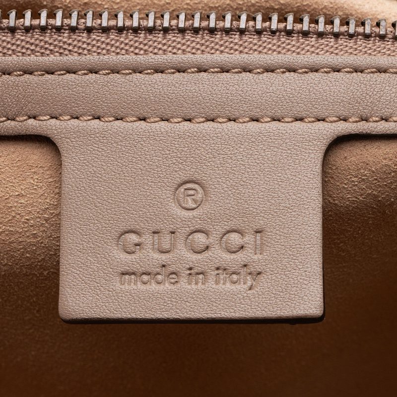 Gucci Matelasse Leather GG Marmont Medium Flap Shoulder Bag (SHF-EZthFS) - Barde - Image 8