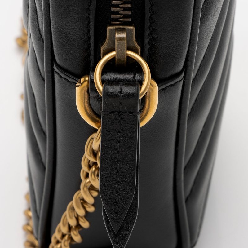 Gucci Matelasse Leather GG Marmont Mini Crossbody (SHF-pySpXY) - Barde - Image 10
