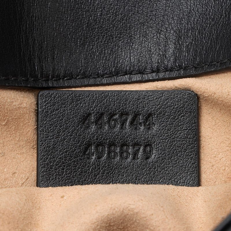 Gucci Matelasse Leather GG Marmont Mini Flap Bag (SHF-13Gwwc) - Barde - Image 6