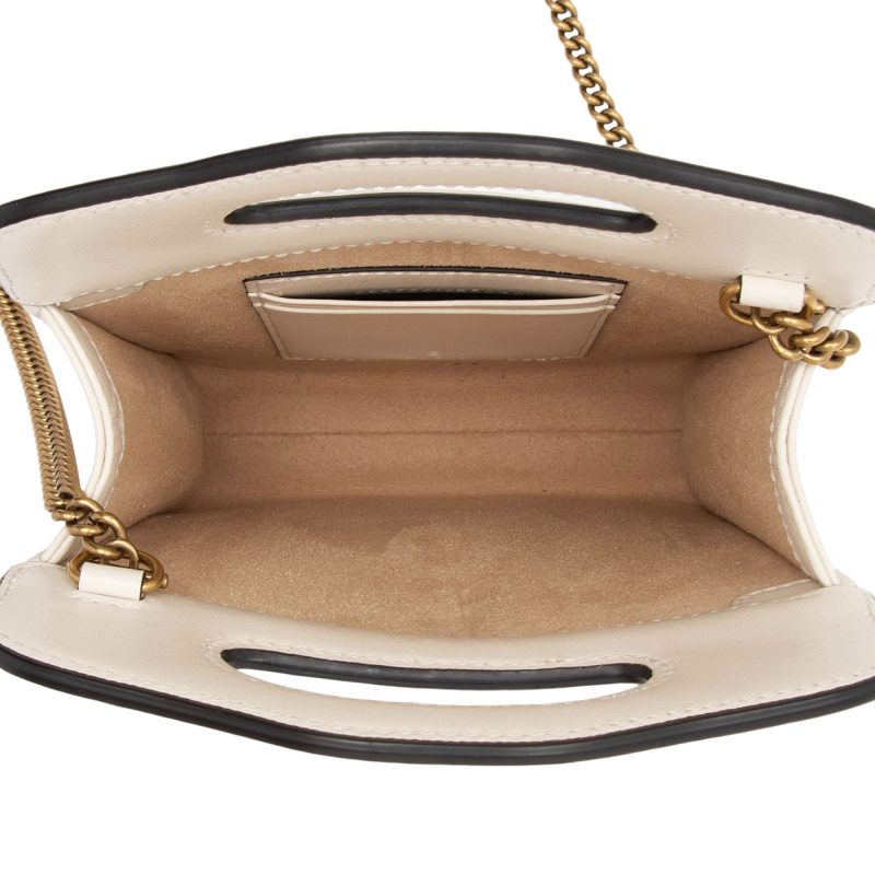Gucci Matelasse Leather GG Marmont Mini Slip Top Handle (SHF-krsWgi) - Barde - Image 7