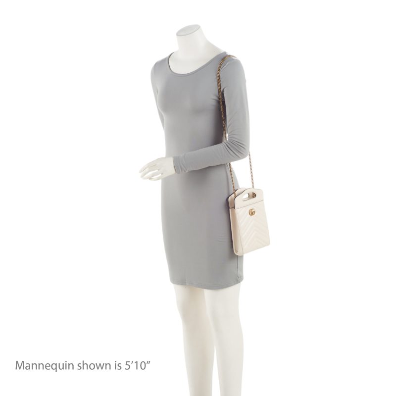 Gucci Matelasse Leather GG Marmont Mini Slip Top Handle (SHF-krsWgi) - Barde - Image 5