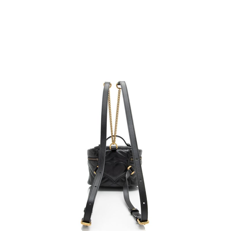 Gucci Matelasse Leather GG Marmont Round Mini Backpack (SHF-tbmiZF) - Barde - Image 3