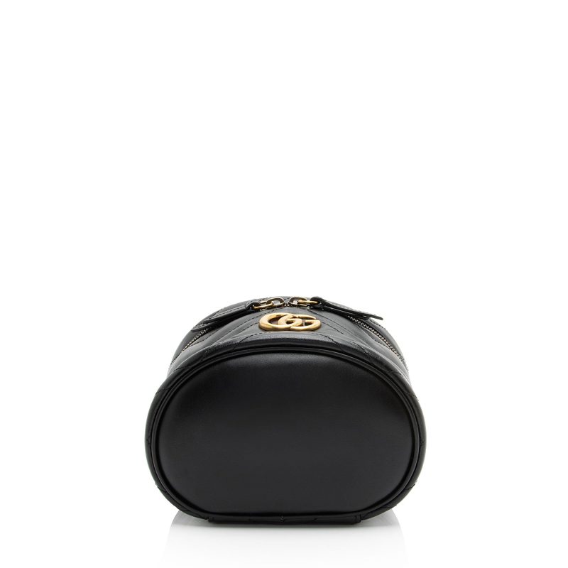 Gucci Matelasse Leather GG Marmont Round Mini Backpack (SHF-tbmiZF) - Barde - Image 4