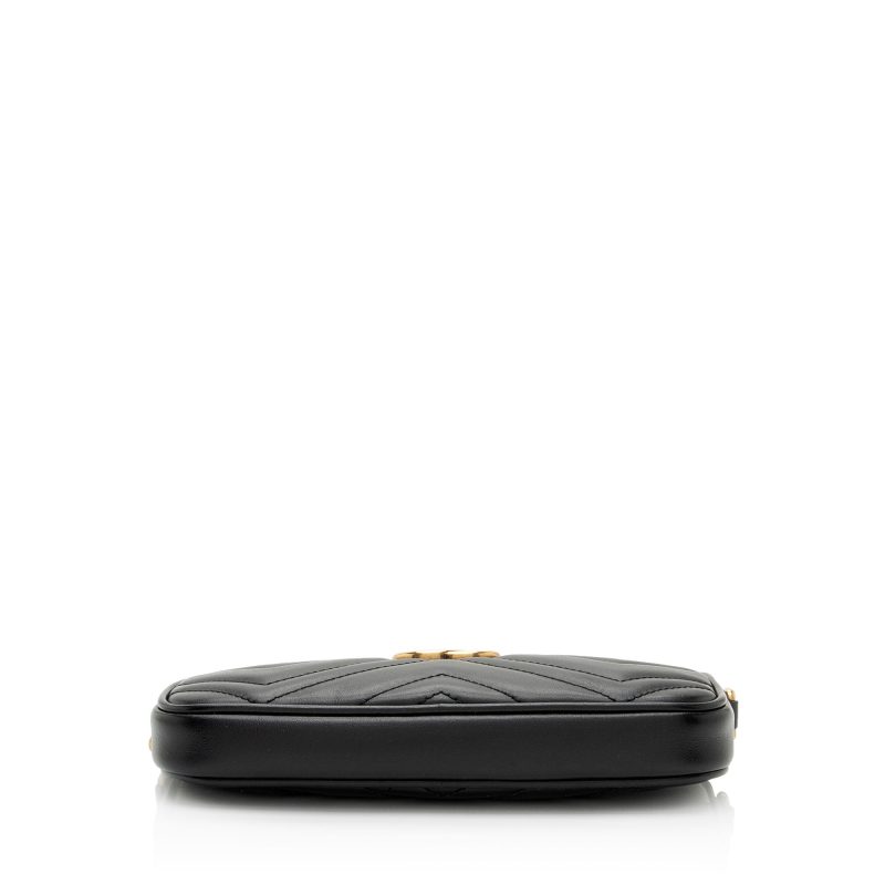 Gucci Matelasse Leather GG Marmont Small Crossbody (SHF-EJfMHM) - Barde - Image 4