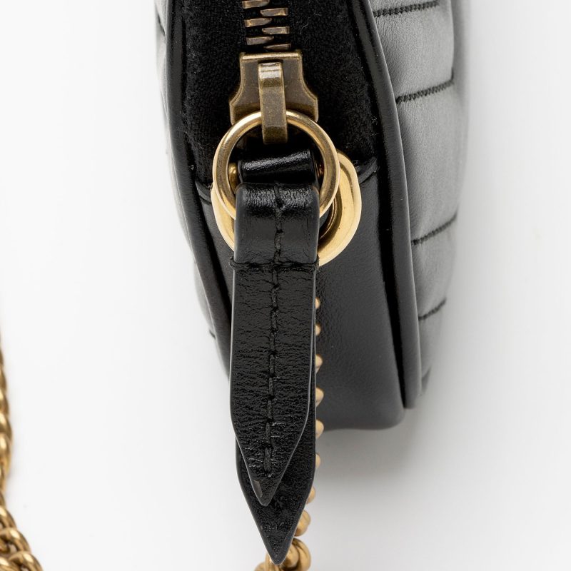 Gucci Matelasse Leather GG Marmont Small Crossbody (SHF-EJfMHM) - Barde - Image 9