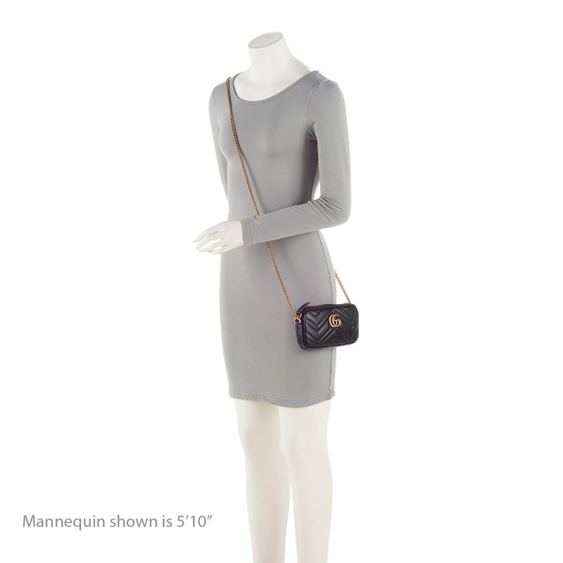Gucci Matelasse Leather GG Marmont Small Crossbody (SHF-EJfMHM) - Barde - Image 5