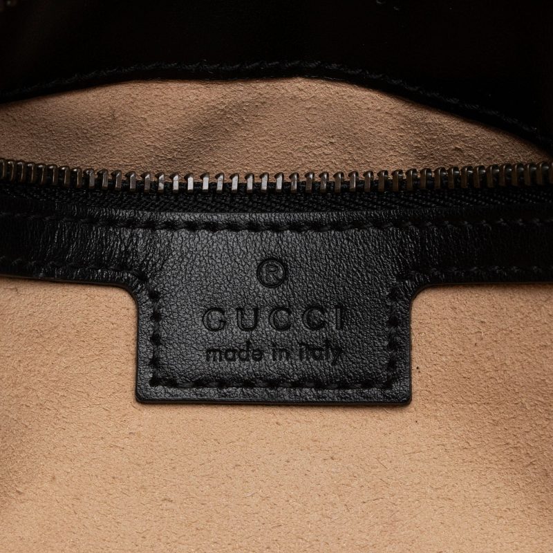 Gucci Matelasse Leather GG Marmont Small Flap Bag (SHF-Bvjama) - Barde - Image 8