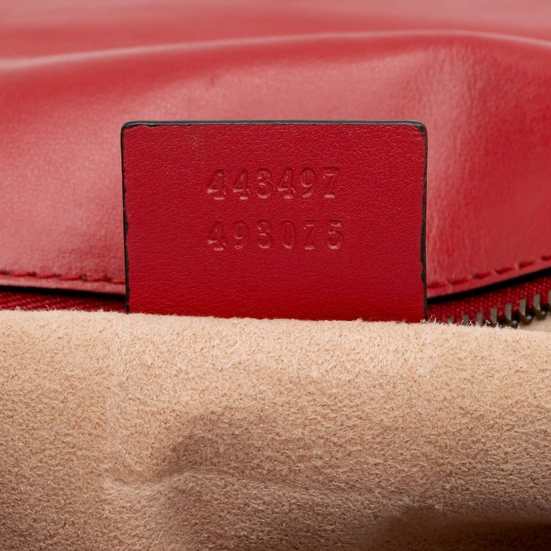 Gucci Matelasse Leather GG Marmont Small Flap Bag (SHF-X3SjWs) - Barde - Image 6