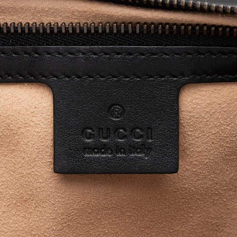 Gucci Matelasse Leather GG Marmont Small Flap Shoulder Bag (SHF-5zif5r) - Barde - Image 8