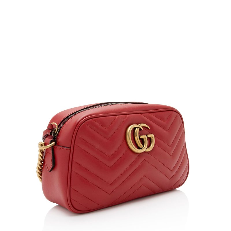 Gucci Matelasse Leather GG Marmont Small Shoulder Bag (SHF-tXCZHO) - Barde - Image 2