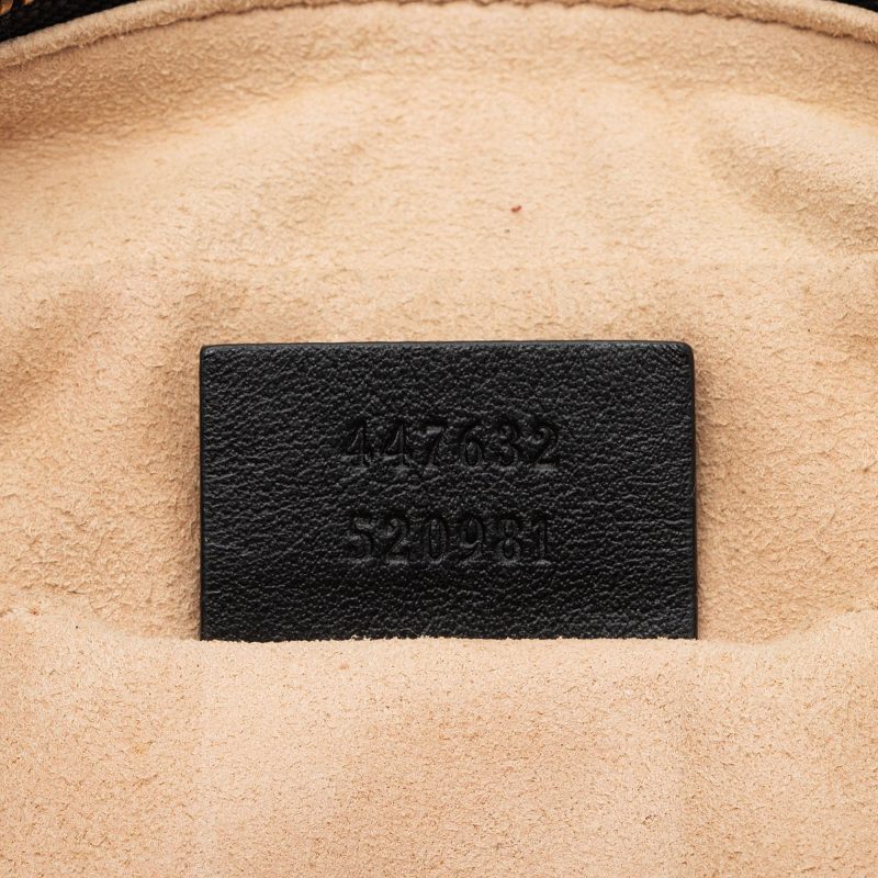 Gucci Matelasse Leather GG Marmont Small Shoulder Bag (SHF-RkEnxD) - Barde - Image 6