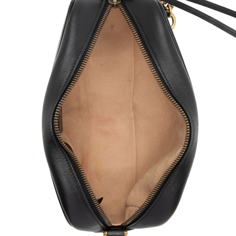 Gucci Matelasse Leather GG Marmont Small Shoulder Bag (SHF-RkEnxD) - Barde - Image 7