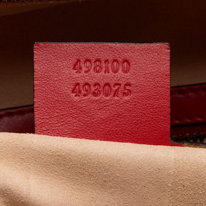Gucci Matelasse Leather GG Marmont Zip Around Top Handle (SHF-IX8hjL) - Barde - Image 6