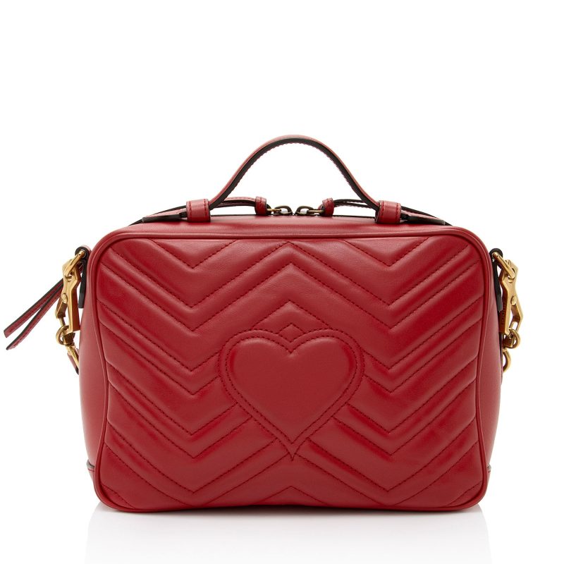 Gucci Matelasse Leather GG Marmont Zip Around Top Handle (SHF-ahwcCx) - Barde - Image 3