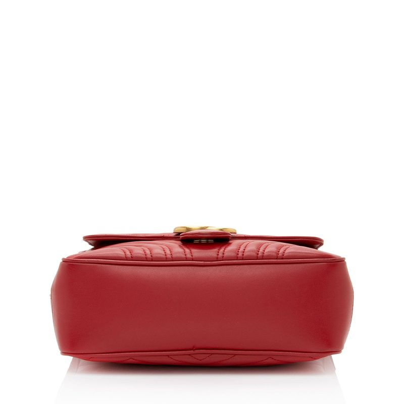 Gucci Matelasse Leather GG Marmont Zip Around Top Handle (SHF-ahwcCx) - Barde - Image 4