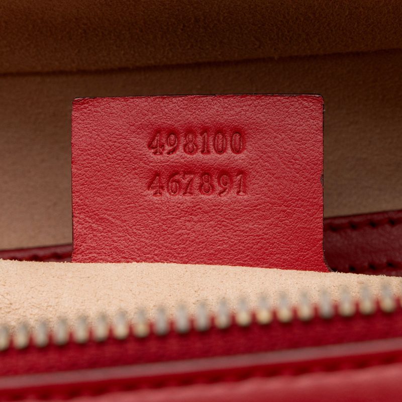 Gucci Matelasse Leather GG Marmont Zip Around Top Handle (SHF-ahwcCx) - Barde - Image 6