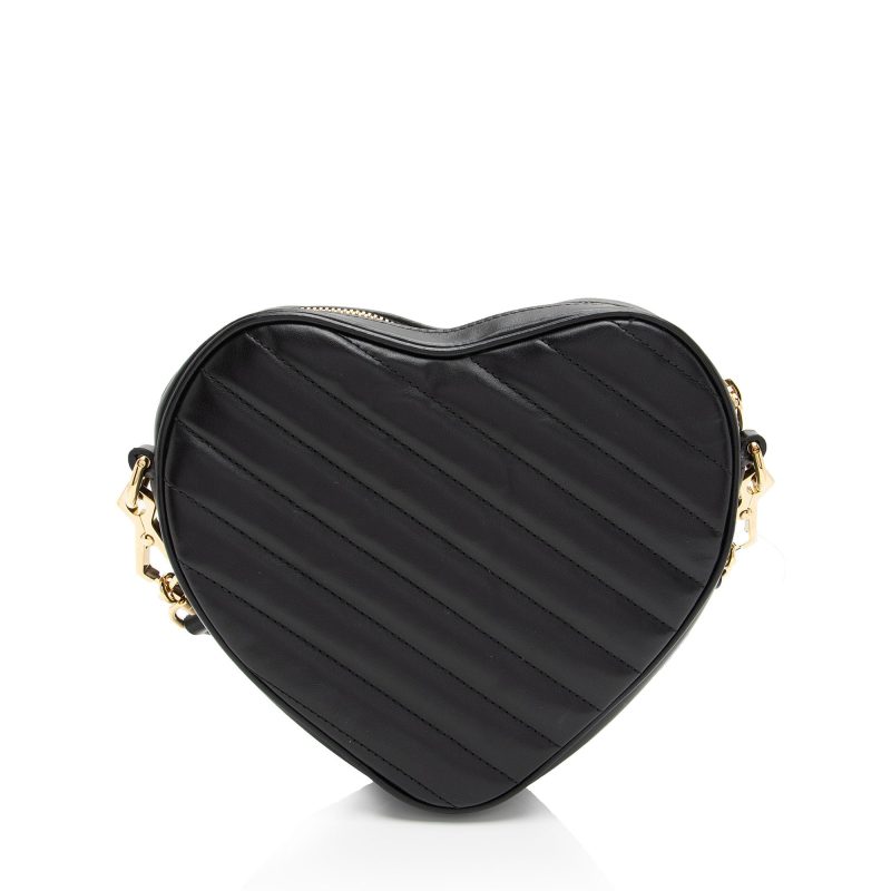 Gucci Matelasse Leather Interlocking G Heart Mini Shoulder Bag (SHF-j5rydx) - Barde - Image 3