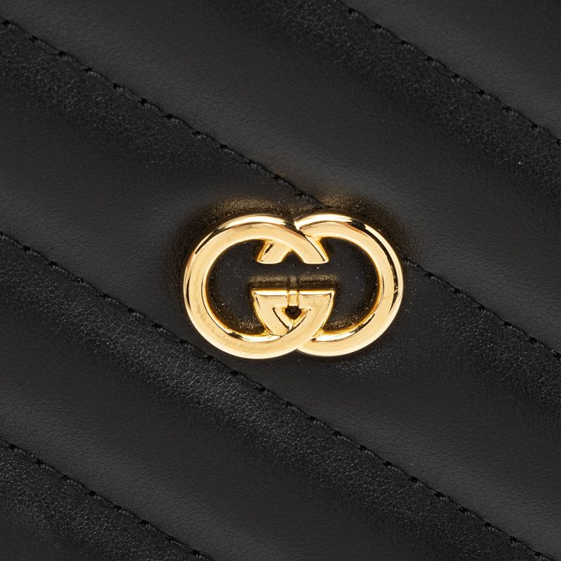 Gucci Matelasse Leather Interlocking G Heart Mini Shoulder Bag (SHF-j5rydx) - Barde - Image 9
