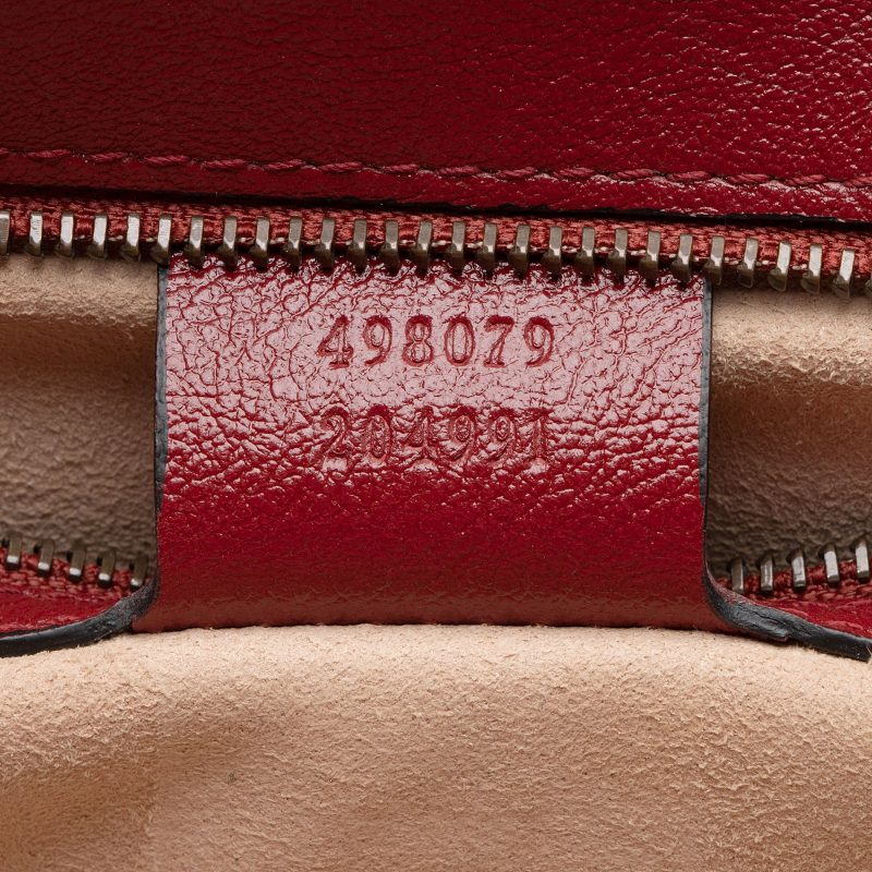 Gucci Matelasse Leather Torchon GG Marmont Clutch (SHF-CeLx8H) - Barde - Image 5