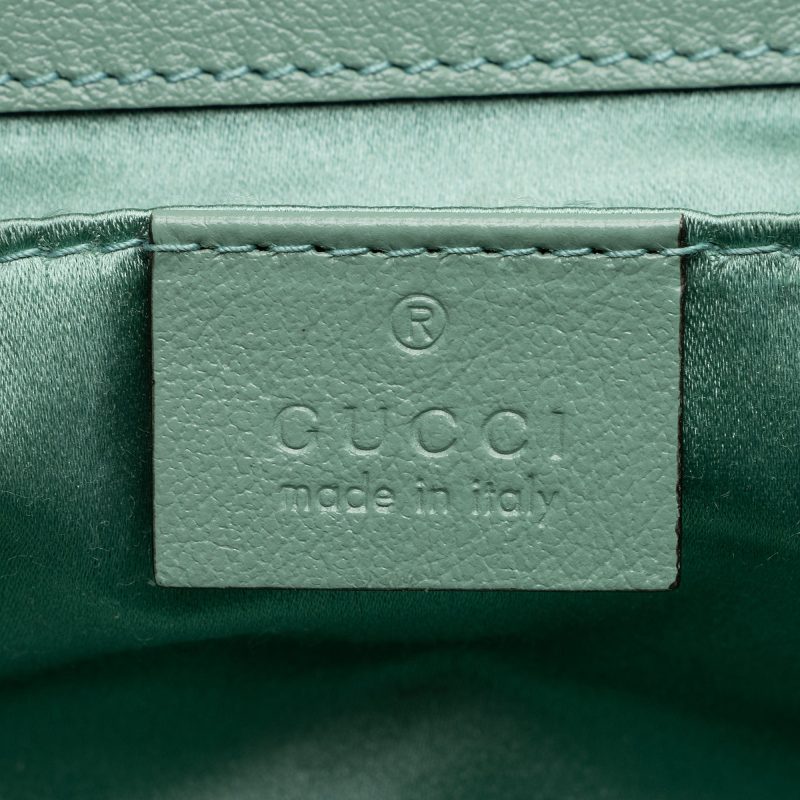 Gucci Matelasse Sequin GG Marmont Mini Flap Bag (SHF-09pAUc) - Barde - Image 8